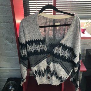 Urban Renewal Slouchy Button Up Sweater